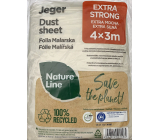 Jeger Cover film for protection against paint, dirt and moisture Extra Strong 4 x 3 m