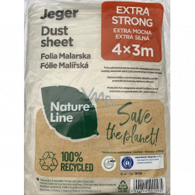 Jeger Cover film for protection against paint, dirt and moisture Extra Strong 4 x 3 m