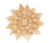 Straw star for hanging 23 cm
