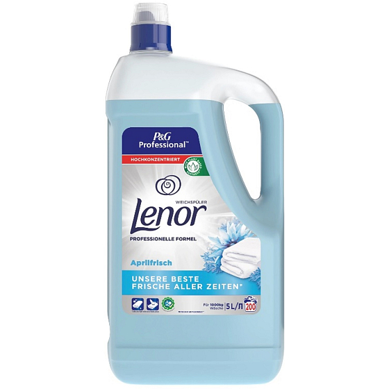 Lenor Professional Spring Breeze fragrance of spring flowers, patchouli and cedar fabric softener 200 doses 5 l