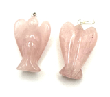 Rose Angel Pendant protector pendant natural stone 25 mm