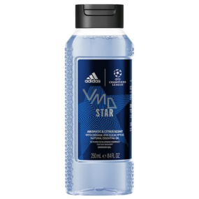 Adidas UEFA Champions League Star shower gel for men 250 ml