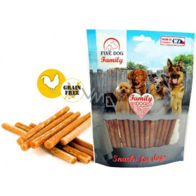 Fine Dog Family chicken stick, natural meat treat for dogs 200 g