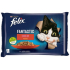 Felix Fantastic Multipack beef and chicken in jelly, complete food for adult cats 4 x 85 g