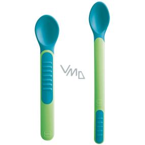 Mam Feeding Spoons & Cover 2 phase feeding spoon with protective cover 6+ months Green 1 set