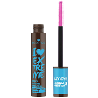Essence mascara I LOVE EXTREME CRAZY volume waterproof 01 brown 12 ml