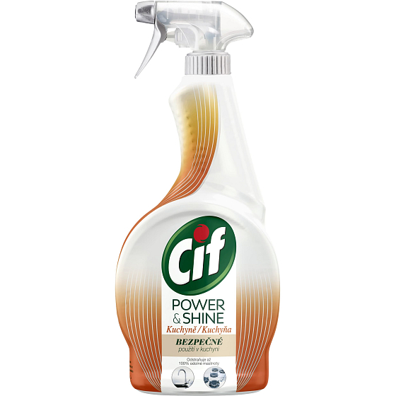 Cif Power & Shine Kitchen Liquid Cleaner 500 ml Spray
