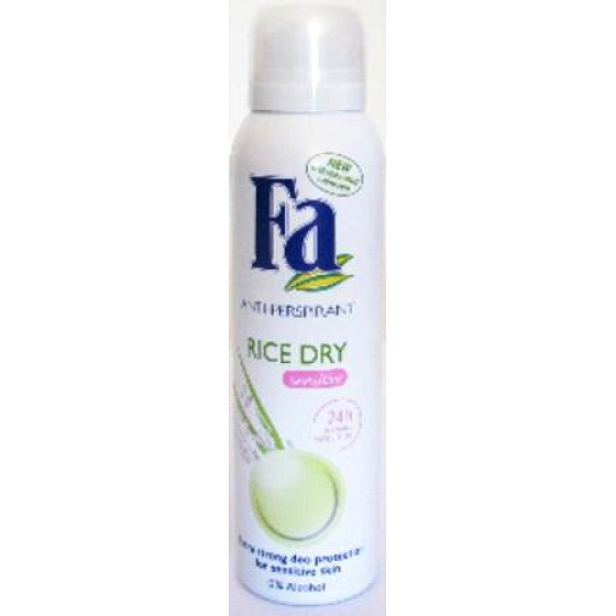 Fa Rice Dry Sensitive deodorant spray for women 150 ml