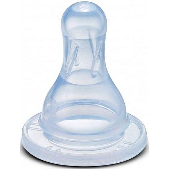 Baby Farlin Silicone pacifier round FA-2 Milk 6-12 months 1 piece