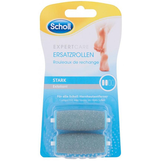 Scholl Expert Care Exfoliant medium rough with sea minerals spare head for electric file 2 pieces