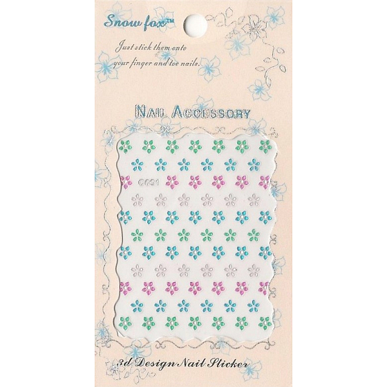 Nail Accessory 3D nail stickers 1 sheet 10100 C001