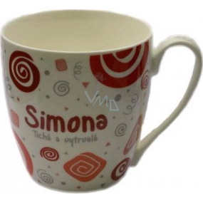 Nekupto Twister mug named Simon red 0.4 liter