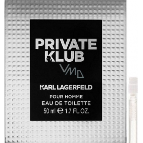 Karl Lagerfeld Private Club for Men eau de toilette 2 ml with spray, vial