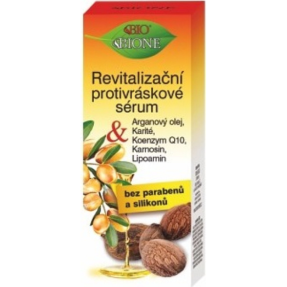 Bione Cosmetics Argan Oil & Shea Revitalizing Anti-Wrinkle Serum for All Skin Types 40 ml