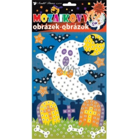 Mosaic play set Halloween ghost 23 x 16 cm