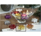 Lima Floating star candle gold 60 x 60 x 25 mm 1 piece