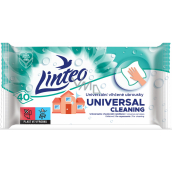 Linteo Universal wet wipes with antibacterial additive for versatile use strong cleaning 40 pieces