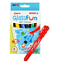 Amos Glass Fun Washable edges for painting and writing on glass 6 colors