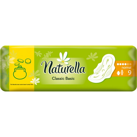 Naturella Classic Basic Normal sanitary towels 9 pieces