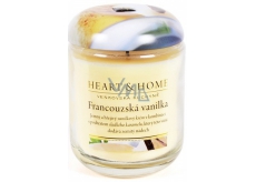 Heart & Home French vanilla Large soy candle burns for up to 70 hours 310 g