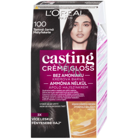 Loreal Paris Casting Creme Gloss hair color 100 deep black