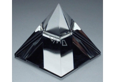 Skleněná pyramida křišťál 40 mm