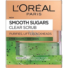 Loreal Paris Smooth Sugars Clear Scrub gentle cleansing sugar peeling 50 ml