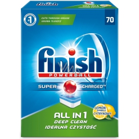 Finish All in 1 Deep Clean Lemon dishwasher tablets 70 pieces