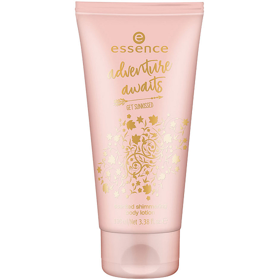 Essence Adventure Awaits fragrant body cream with glitter 01 Explore, Dream, Discover 100 ml