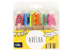 Albi Cake candles name - Adélka, 2.5 cm