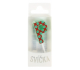Albi Cake candle single - Letter P, 2.5 cm