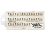 Bloom Natural Adhesive Lash Clusters from Natural Hair Medium Length with Knot Black Flare Medium 60 Pieces