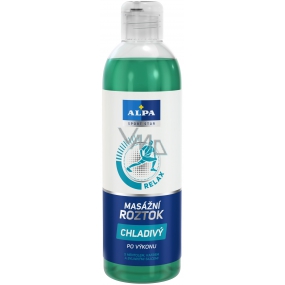 Alpa Sport Start Relaxation after work Cool massage solution with menthol, camphor and herbal essential oils 250 ml