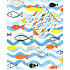 Nekupto Gift paper bag 14 x 11 x 6.5 cm Goldfish