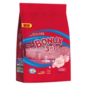 Bonux Color Radiant Rose 3 in 1 washing powder for colored laundry 20 doses of 1.5 kg