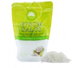 Elysium Spa Coconut and Lime Relaxing Bath Salt with Natural Magnesium and Essential Oils 450 g
