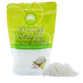 Elysium Spa Coconut and lime relaxing bath salt with natural magnesium and essential oils 450 g