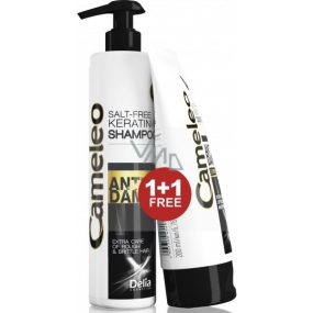Delia Cosmetics Cameleo BB Keratin shampoo for damaged hair 250 ml + conditioner 200 ml, duopack