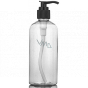 Transparent plastic bottle with dispenser 200 ml