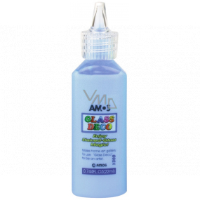 Amos Colors for glass 9. Dark blue 22 ml