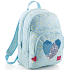 Miquelrius Backpack blue with heart with 3 compartments backpack 31.5 x 41.5 x 16.5 cm volume 23 liters