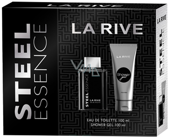 La Rive Steel Essence eau de toilette 100 ml + shower gel 100 ml, gift