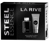 La Rive Steel Essence eau de toilette 100 ml + shower gel 100 ml, gift set for men