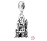 Sterling silver 925 Disney Cinderella lock, bracelet pendant