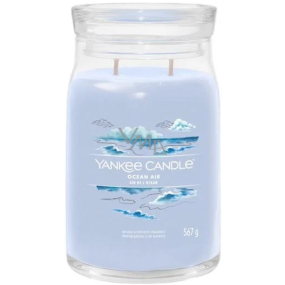 Yankee Candle Ocean Air - Ocean Air scented candle Signature large glass 2 wicks 567 g