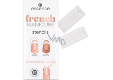 Essence French Manicure French Manicure Nail Stencils 60 pieces