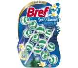 Bref Premium Spa Moments Serenity WC block for hygienic cleanliness and freshness of your toilet, colours water, Mega pack 3 x 50 g