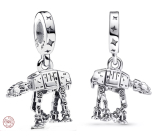 Charm Sterling Silver 925 Marvel Star Wars AT-AT Walker, pendant for bracelet movie