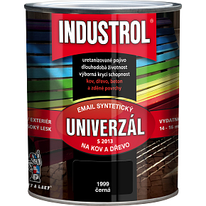 Industrol S2013 universal gloss top coat for metal and wood, 1999 black, 750 ml Industrol S2013 universal gloss top coat for metal and wood, 1999 black, 750 ml