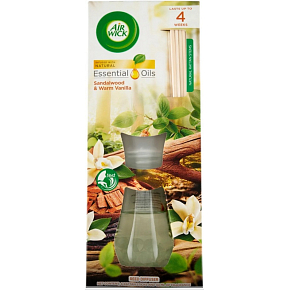 Air Wick Essential Oils vanilla and sandalwood scented sticks, 30 ml